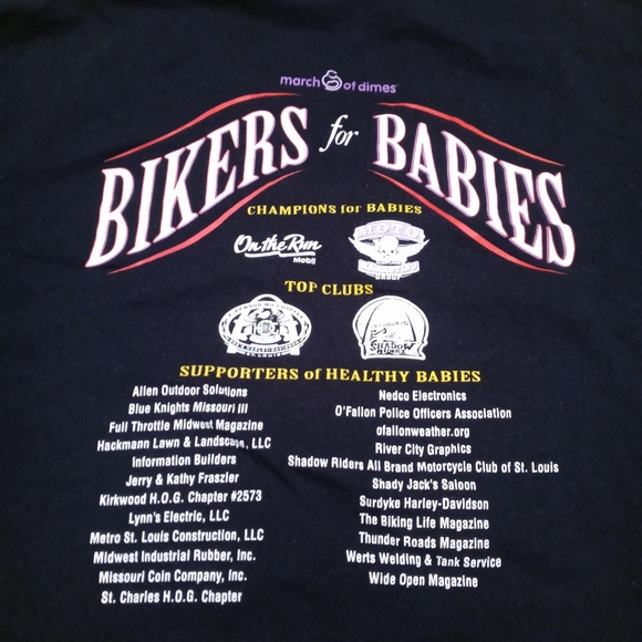 Bikers for Babies Tee - Picture 5 of 6